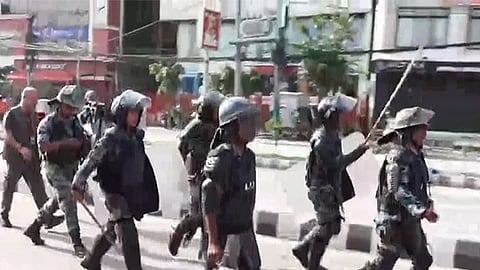 நேபாள ராணுவத்தினர்