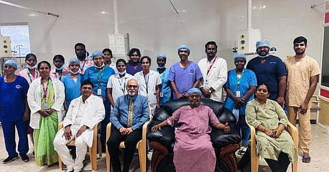 First successful liver transplant surgery at SRM Medical College Hospital Trichy
