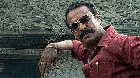 Samuthirakani in Idli kadai poster.