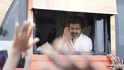 தவெக தலைவர் விஜய்.