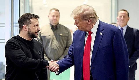 Zelenskyy with Trump 