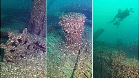 1886 ஆம் ஆண்டு மிச்சிகன் ஏரியில் மூழ்கி மாயமான எஃப்.ஜே. கிங் கப்பல் கண்டுபிடிப்பு...