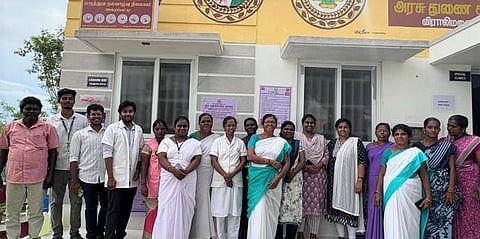 தேசிய தரச்சான்று விருது பெற்ற அகரபட்டி அரசு துணை சுகாதார நிலையம்  