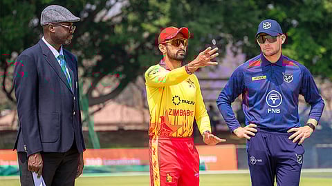 அதிவேக அரைசதம் விளாசிய நமீபிய வீரர்; ஜிம்பாப்வேவுக்கு 205 ரன்கள் இலக்கு!
