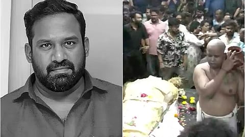 ரோபோ சங்கர் உடல் தகனம்!