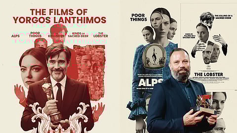 Yorgos Lanthimos Film posters.