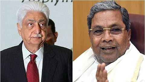 அஸிம் பிரேம்ஜி - கர்நாடக முதல்வர் சித்தராமையா