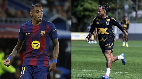 Raphina, Neymar. Photos from AP, X (neymar). 