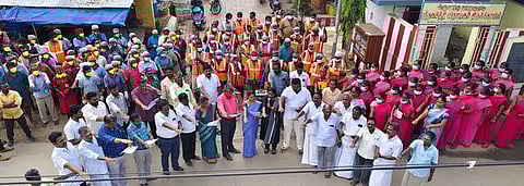 சங்கரன்கோவில் நகராட்சியில் தூய்மைப் பணி