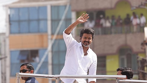 தவெக தலைவர் விஜய்