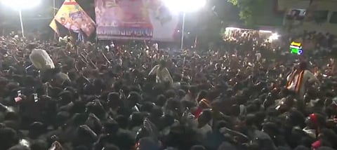 கரூர் விஜய் கூட்டம்.  