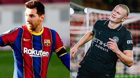 Leo Messi, Erling Haaland. 