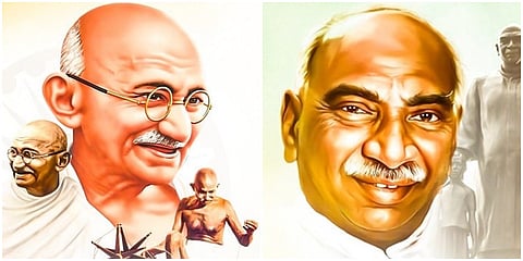 மறைந்த காந்தியடிகள் பிறந்த நாள் மற்றும் காமராஜர் நினைவு நாள் இன்று கொண்டாடப்படுகிறது. 