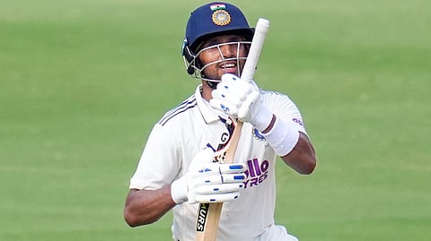 Dhruv Jurel expresses joy after scoring a century