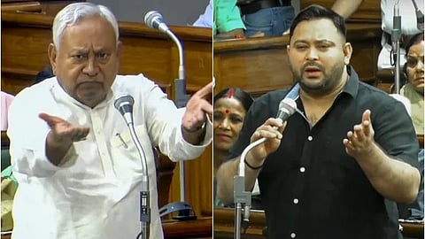 நிதிஷ் குமார், தேஜஸ்வி யாதவ்