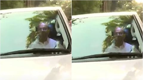 மருத்துவமனையிலிருந்து காரில் புறப்பட்டுச் சென்ற ராமதாஸ் 