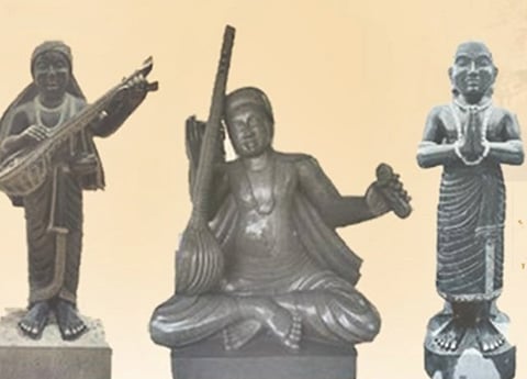 அயோத்தியில் இசைக்கலைஞர்களின் சிலைகள் திறப்பு