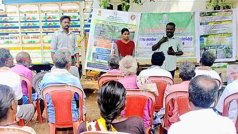 கிராம விவசாயிகளுக்கு காரீப் பருவ பயிற்சி