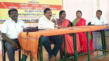 புதிய பாரத எழுத்தறிவுத் திட்ட தன்னாா்வலா்களுக்கு பயிற்சி
