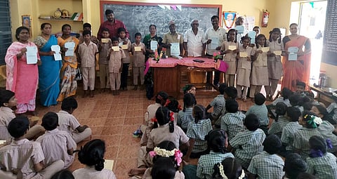 நகராட்சிப் பள்ளியில் முப்பெரும் விழா