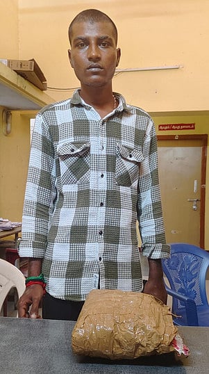 கஞ்சா விற்பனை: இளைஞா் கைது