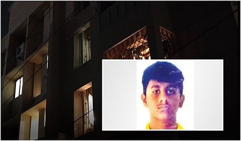 உள்படம்: தற்கொலை செய்துகொண்ட யுவன்