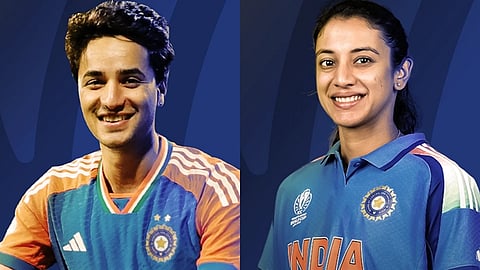 abhishek sharma, smiriti mandhana