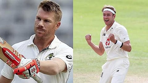 David Warner, Stuart Broad.