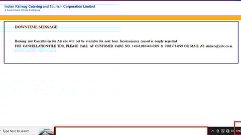 ஐஆர்சிடிசி முடங்கியது! தீபாவளியால் திணறும் ரயில் டிக்கெட் முன்பதிவு! 