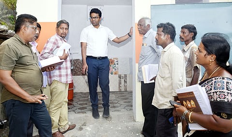 சங்கராபுரம் ஒன்றியத்தில் வளா்ச்சிப் பணிகள்: ஆட்சியா் ஆய்வு