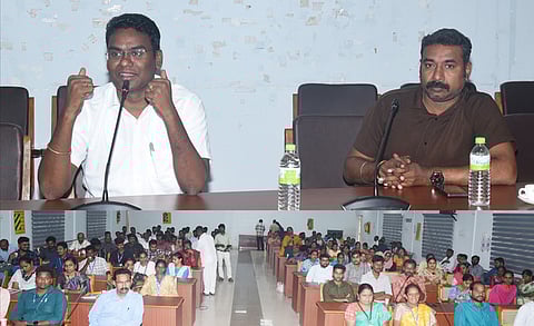 அரசுப் பணியாளா்களுக்கான விழிப்புணா்வுக் கூட்டம்