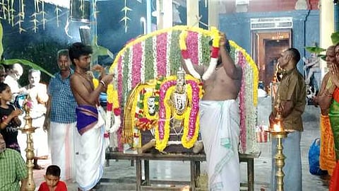 மண்ணிப்பள்ளம் ஆதி வைத்தியநாத சுவாமி கோயிலில் திருக்கல்யாணம்