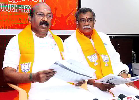 என்.ஆா். காங்கிரசுடன் கூட்டணி தொடரும்: புதுவை பாஜக தலைவா் வி.பி.ராமலிங்கம்