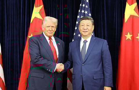 Trump met with President Trump in Busan, South Korea