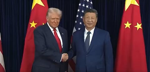 US president Trump - Xi Jinping Meeting