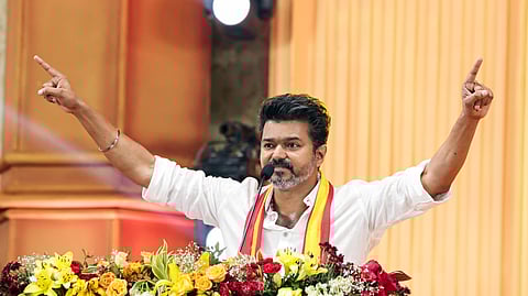 தவெக தலைவர் விஜய்.