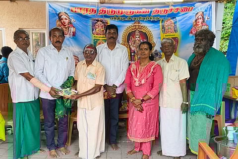 திருச்செந்தூா் கோயில் சஷ்டி மண்டபத்தை கல் மண்டபமாக மாற்றக் கோரிக்கை