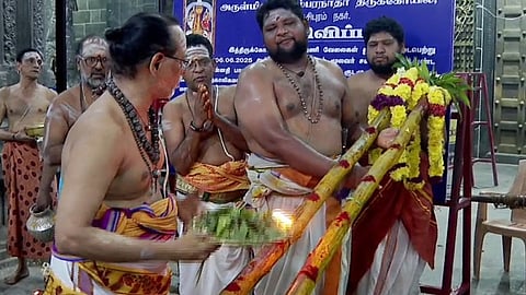 ஏகாம்பரநாதர் கோயிலில் பந்தக்கால்