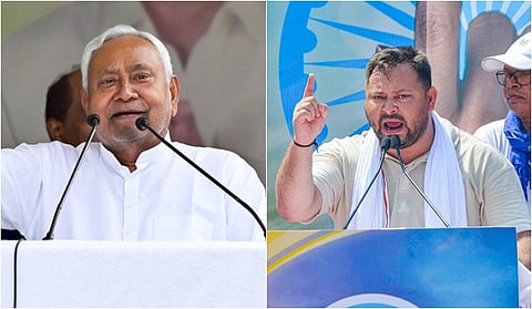 நிதிஷ் குமார், தேஜஸ்வி யாதவ்