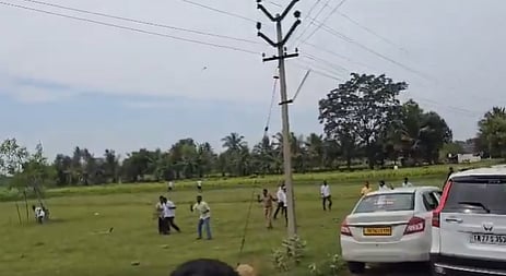 PMK MLA Arul's car was blocked and attacked