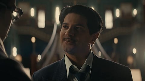 காந்தா படத்தின் டிரைலர் அறிவிப்பு விடியோவில்...