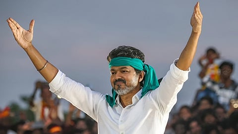 தவெக தலைவர் விஜய்