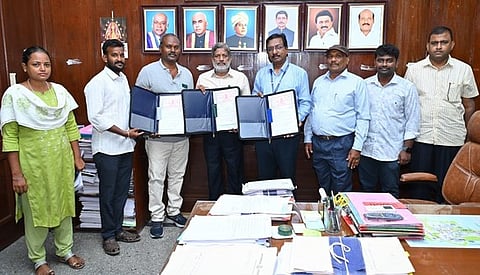 தேனீ வளா்ப்பு நிறுவனத்துடன்
அண்ணாமலைப் பல்கலை. ஒப்பந்தம்