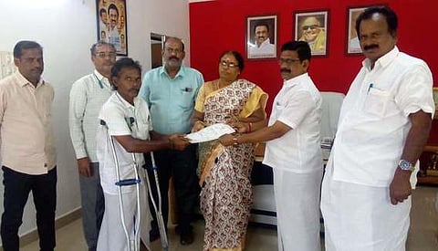 அரக்கோணம் ஒன்றியக்குழு மாற்றுத்திறனாளி உறுப்பினராக மதிமுக நிா்வாகி நியமனம்