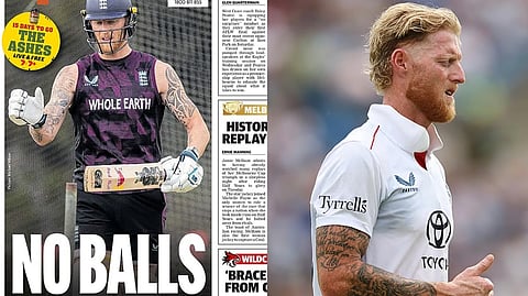 Aussie media news, ben stokes photo. 