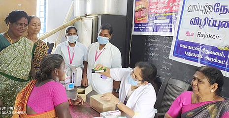 இலவச வாய் புற்றுநோய் கண்டறியும் முகாம்