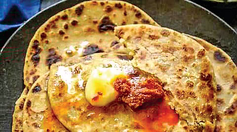 உருளைக்கிழங்கு பரோட்டா