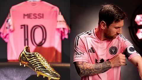 Messi, Golden boot photos from Inter Miami CF. 