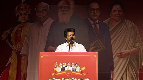 தவெக தலைவர் விஜய்