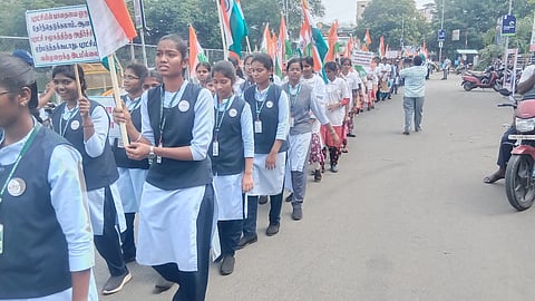 வல்லபபாய் படேல் பிறந்த தினம்: நாமக்கல்லில் தேசிய ஒற்றுமை தின பேரணி